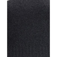 Prada Gray Fleece Wool Top