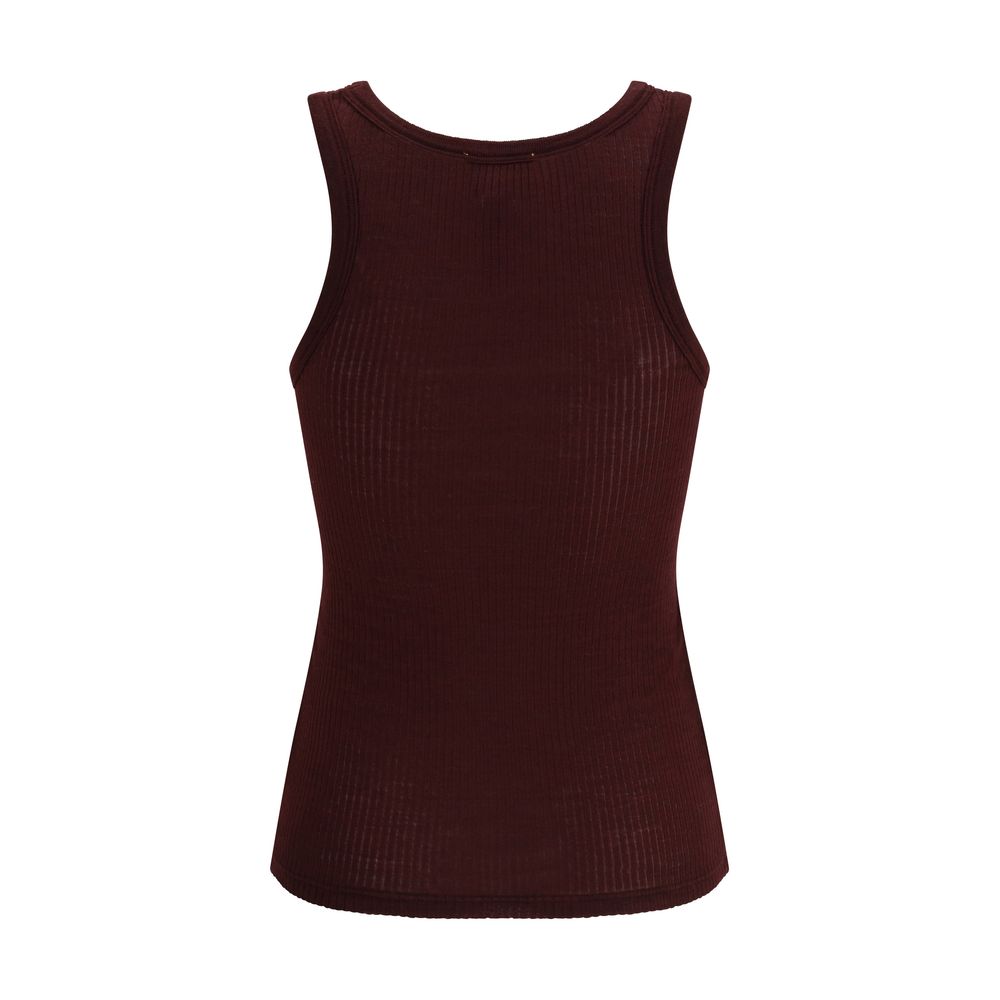 Forte_Forte Brown Fleece Wool Top