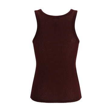 Forte_Forte Brown Fleece Wool Top