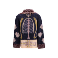 Forte_Forte Multicolor Alpaca Vicugna Pacos Cardigan
