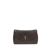 Saint Laurent Gray Lamb Ovis Aries Aries Shoulder Bag