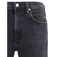 Citizens of Humanity Blue Cotton Straight-Leg Jeans