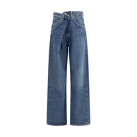 Agolde Blue Cotton Jeans Denim