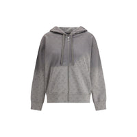 Marine Serre Gray Cotton Sweatshirt