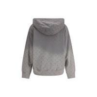 Marine Serre Gray Cotton Sweatshirt