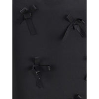 Jil Sander Black Acetate Midi Skirt