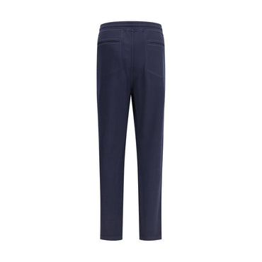 Brunello Cucinelli Blue Cashmere Casual Pants