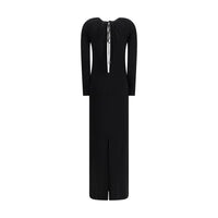 Marine Serre Black Viscose Casual Dress