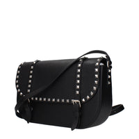 Valentino Garavani Black Leather Crossbody Bag