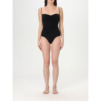 Norma Kamali Black Nylon One-Piece Swimsuit