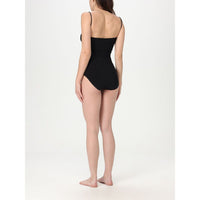 Norma Kamali Black Nylon One-Piece Swimsuit