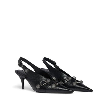 Balenciaga Black Calfskin High Heel Pumps