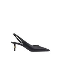 Chloé Black Leather High Heel Pumps