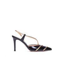 Gianvito Rossi Black Lamb Leather High Heel Pumps