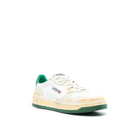 Autry White Leather Low Top Sneakers