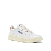 Autry White Leather Low Top Sneakers