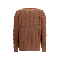 Marni Brown Fleece Wool Sweatshirt