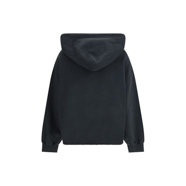 MM6 Black Cotton Sweatshirt