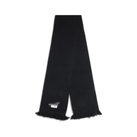 MM6 Black Wool Scarf