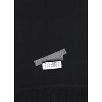 MM6 Black Wool Scarf