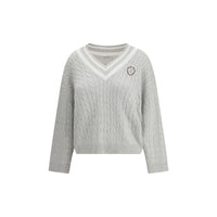 Brunello Cucinelli White Cotton Sweatshirt