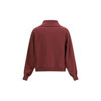 Brunello Cucinelli Bordeaux Cotton Cardigan