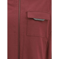 Brunello Cucinelli Bordeaux Cotton Cardigan
