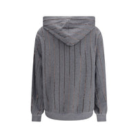 Brunello Cucinelli Gray Cotton Sweatshirt