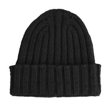 Made in Italy Black Cashmere Hat