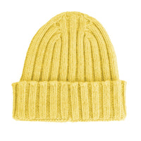 Made in Italy Yellow Cashmere Hat