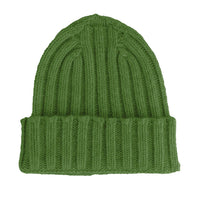 Made in Italy Green Cashmere Hat