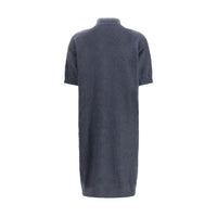Brunello Cucinelli Blue Mohair Casual Dress