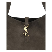Saint Laurent Brown Calf Leather Bos Taurus Shoulder Bag