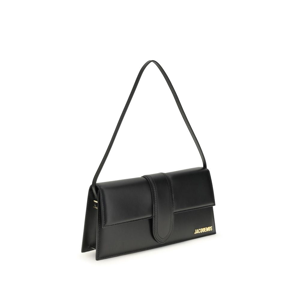 Jacquemus Black Calf Leather Bos Taurus Shoulder Bag