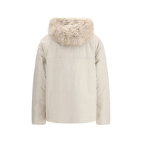 Brunello Cucinelli Gray Polyester Parka