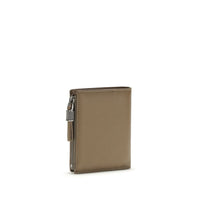 Brunello Cucinelli Beige Calf Leather Bos Taurus Wallet