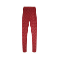 Marine Serre Red Polyamide Socks