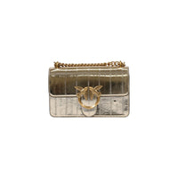 PINKO Bicolor Polyester Handbag