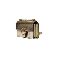 PINKO Bicolor Polyester Handbag