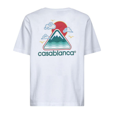 Casablanca White Cotton T-Shirt