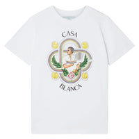 Casablanca White Cotton T-Shirt