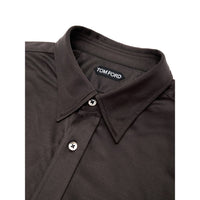 Tom Ford Brown Silk Shirt
