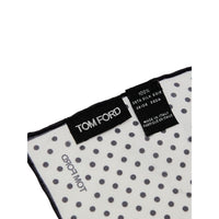 Tom Ford Black And White Silk Clutch Bag