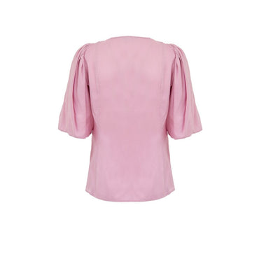 Ganni Pink Satin Tank Tops