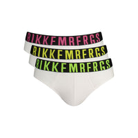 Bikkembergs White Cotton Underwear
