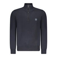 Hugo Boss Blue Cotton Sweater