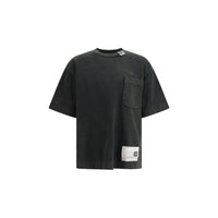 Maison Mihara Yasuhiro Black Cotton T-Shirt
