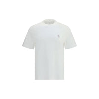 Brunello Cucinelli White Cotton T-Shirt