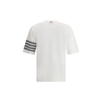 Thom Browne White Cotton T-Shirt