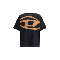 Diesel Black Cotton T-Shirt